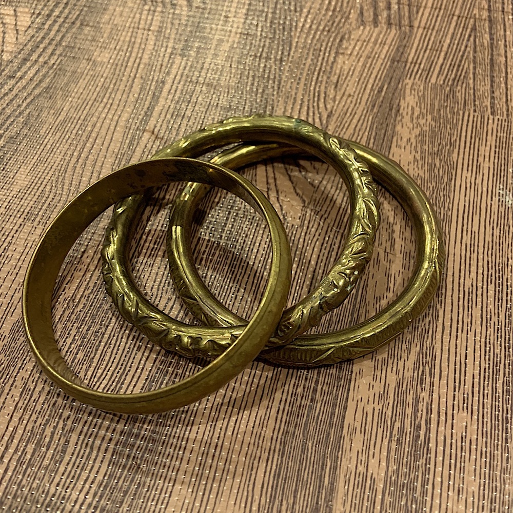3 bangle bracelets